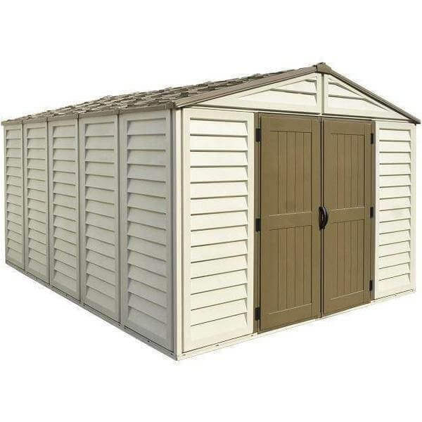 Duramax 10.5ft X13ft Woodbridge Vinyl Plus with Foundation 40234 CA
