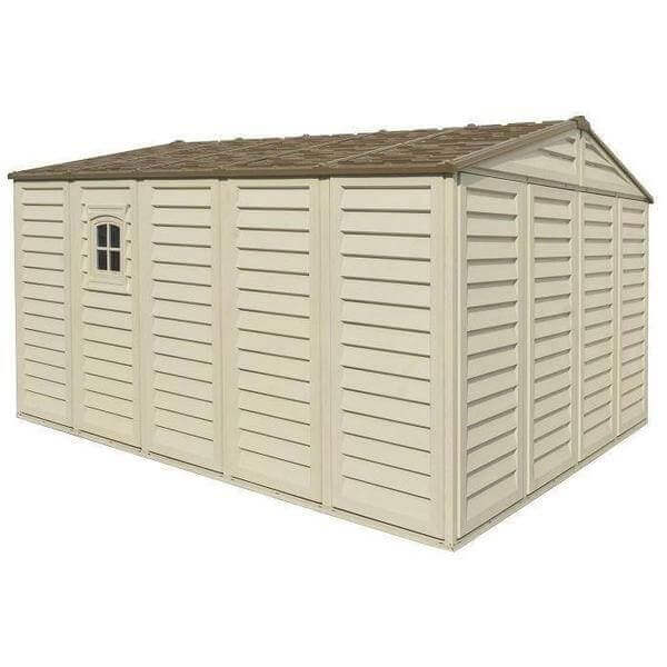 Duramax 10.5ft X13ft Woodbridge Vinyl Plus with Foundation 40234 CA