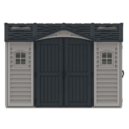 Duramax 10.5x8 Apex Pro - 2 windows & Side door with Foundation 40116