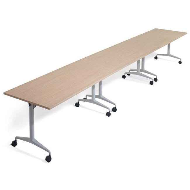 Orangebox Obvio Active Flip Top Table - Trapezoid